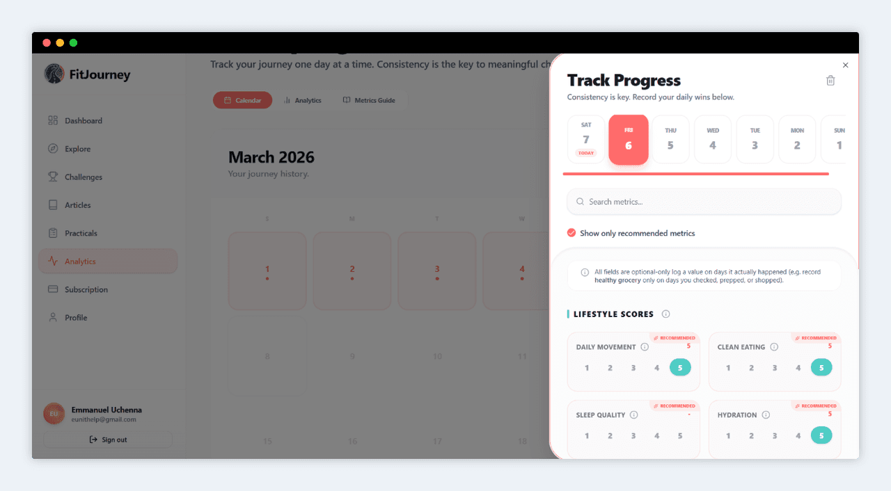 Secondary app interface