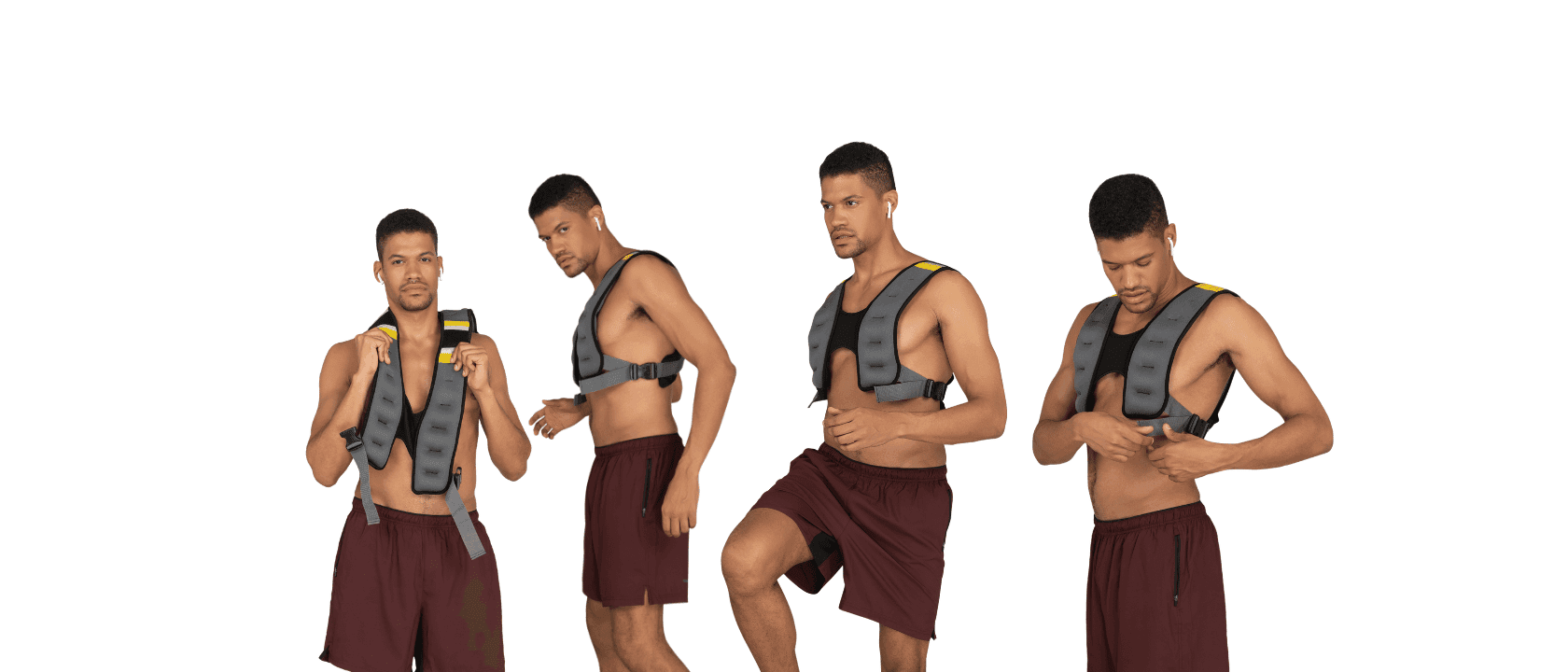 Weighted Vest - Adjustable vests that add progressive overload to walks, runs, and bodyweight exercises.