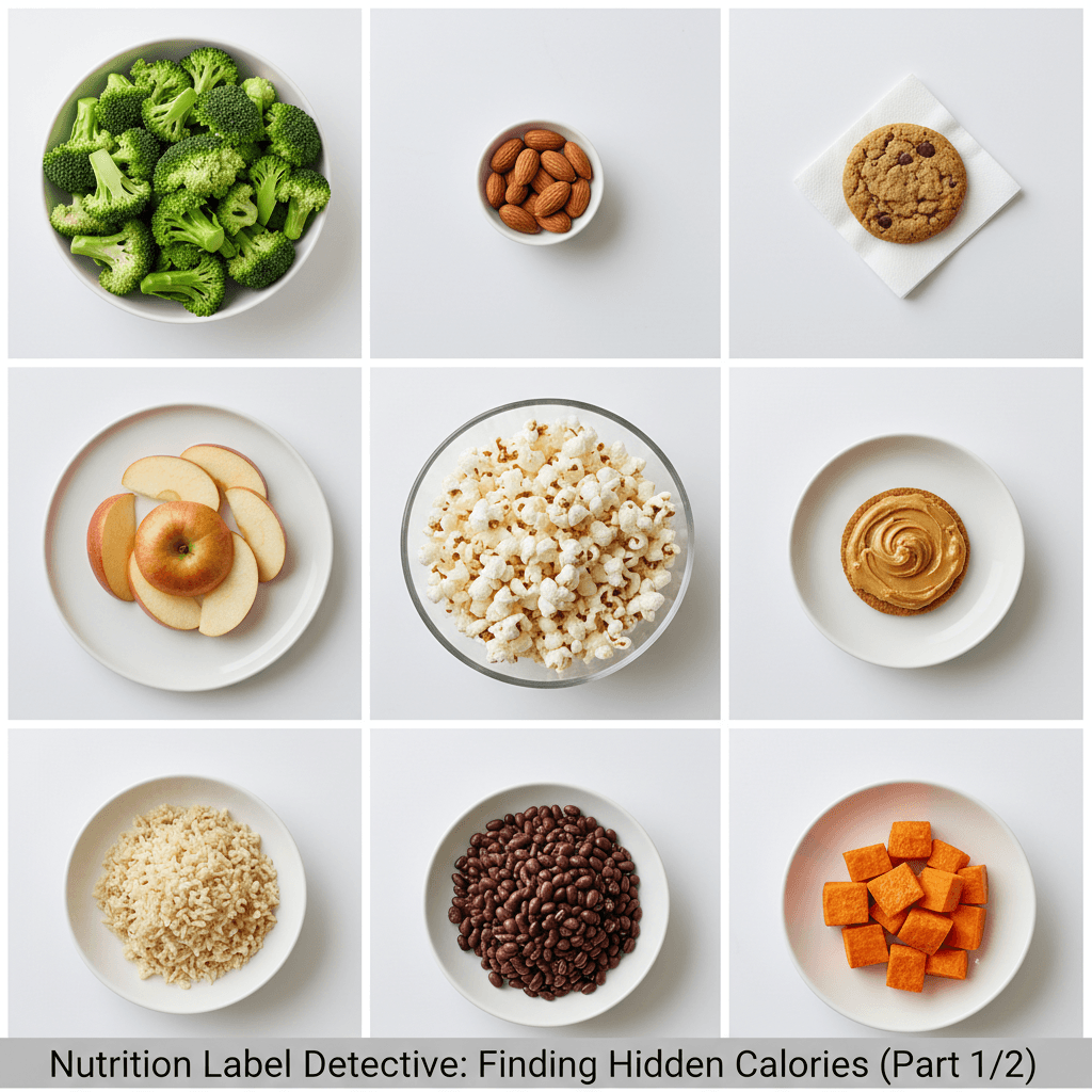 Calorie density comparison chart