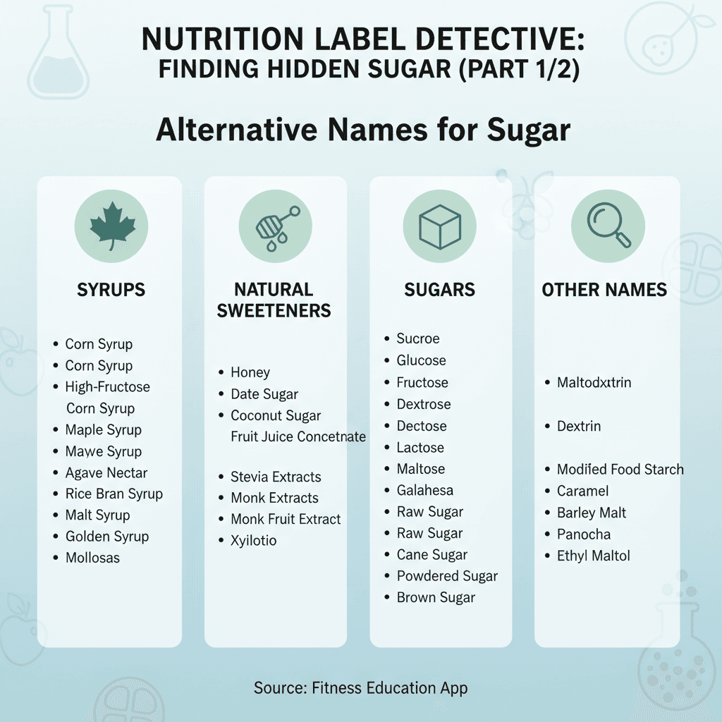Sugar aliases infographic