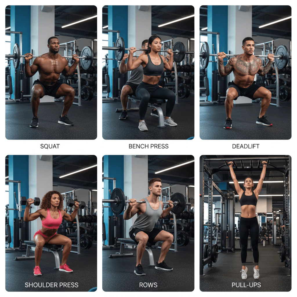 Muscle building exercises